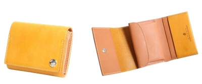 MOTO「W10R ≪YELLOW≫ COMPACT WALLET / コンパクトウォレット」写真