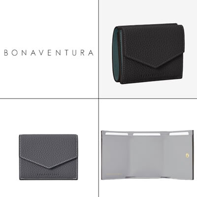 ボナベンチュラ「スモール ウォレット シュリンクレザー」写真