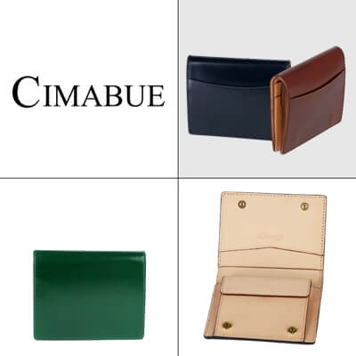 チマブエ「アニリンコードバン　ミニウォレット」写真