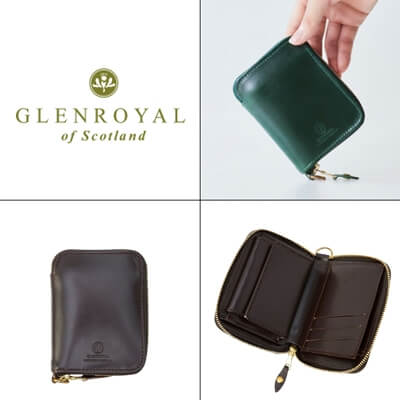 グレンロイヤル「03-5814　スモールジップウォレット 全6色」写真