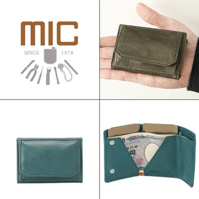 ミック「ヴァケッタルクス 三つ折りミニ財布」写真