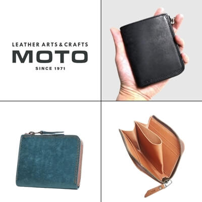モト「FW4R≪BLUE≫COMPACT ZIP WALLET / コンパクトジップウォレット」写真
