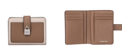 マイケルコース「SCARLETT タブ ポケット ウォレット スモール」写真