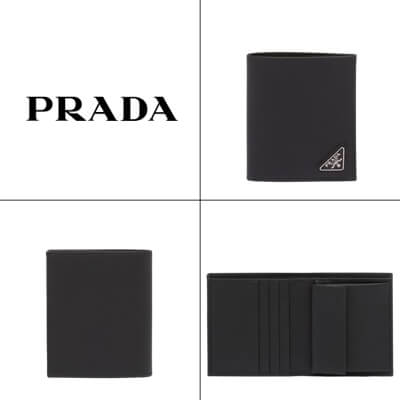 プラダ「サフィアーノトライアングル 財布」写真