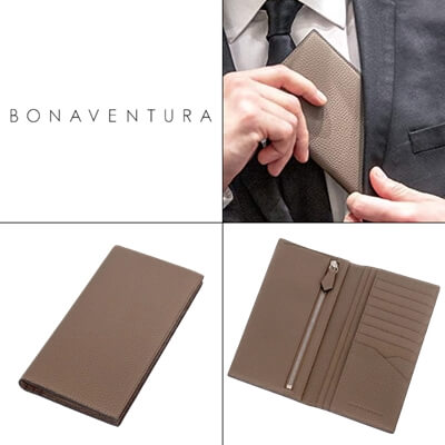ボナベンチュラ「BWAT12-ET ロング ウォレット シュリンクレザー」写真