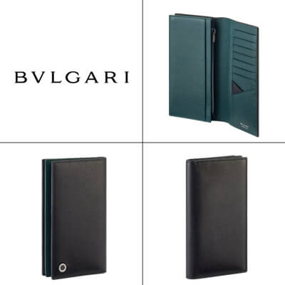ブルガリ「ブルガリ・ブルガリ マン 二つ折り財布」写真