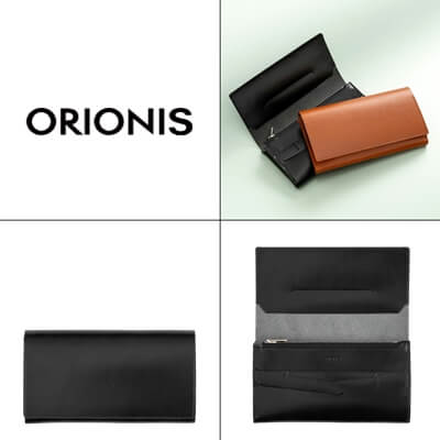 オリオニス「スリムロングウォレット」写真