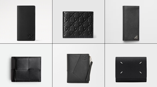 「海外ハイブランドの革財布」　まとめ写真