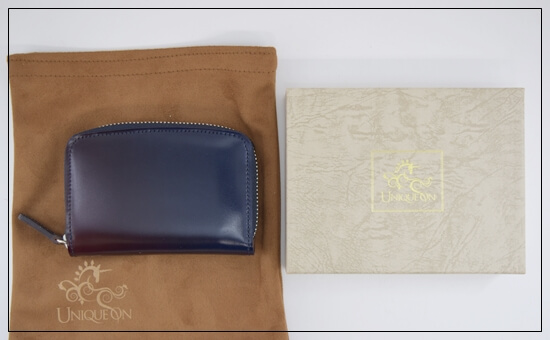ユニコーンの人気カラー「アトモスフィア」のミドルウォレットを実物レビュー　アイキャッチ