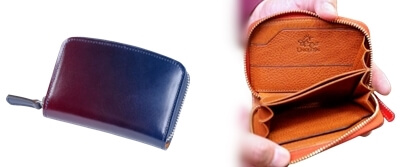 ユニコーン「コードバン財布　ミドルウォレット　アトモスフィア」写真