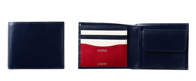 ２つ折り財布（小銭入れ付き）