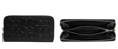 コーチアウトレット「アコーディオン ウォレット・シグネチャー レザー（CE551）