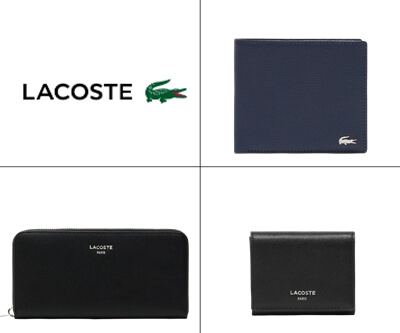 ラコステ　財布　まとめ写真