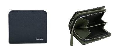 ブライトストライププラー 2つ折り財布　写真